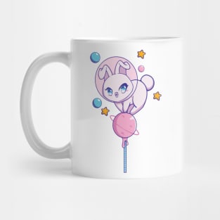 Space Bunny Candy Mug